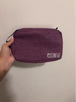 Purple Travel Toiletry Bag