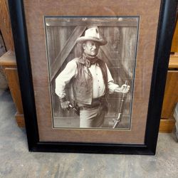 John Wayne Framed Print LG. 