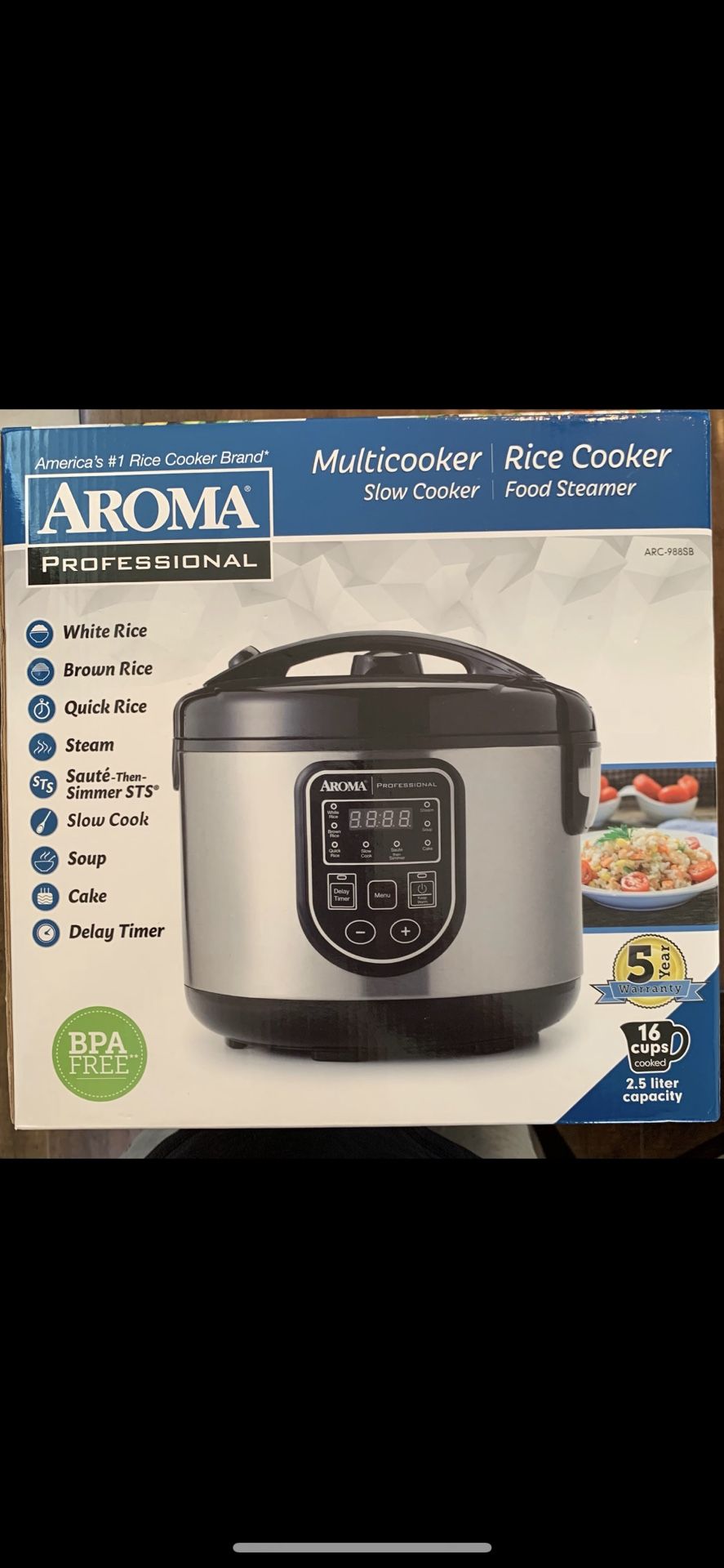  New Aroma Housewares Digital Multi Cooker