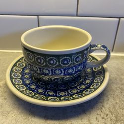 “Bluedot” Pottery bought in Poland 