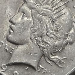 X2 1923-s Silver Peace Dollar American Authentic $1 Coin
