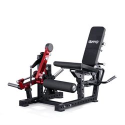 GMWD Leg Extension and Curl Machine LE08 2.0, Adjustable Leg Curl Machine with Plate Loaded, Seated Leg Extension and Lying Curl Machine for Home Gym,