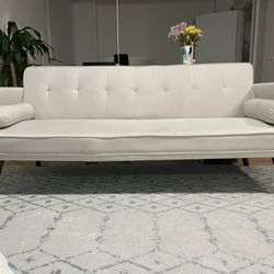 Cream Sleeper Sofa