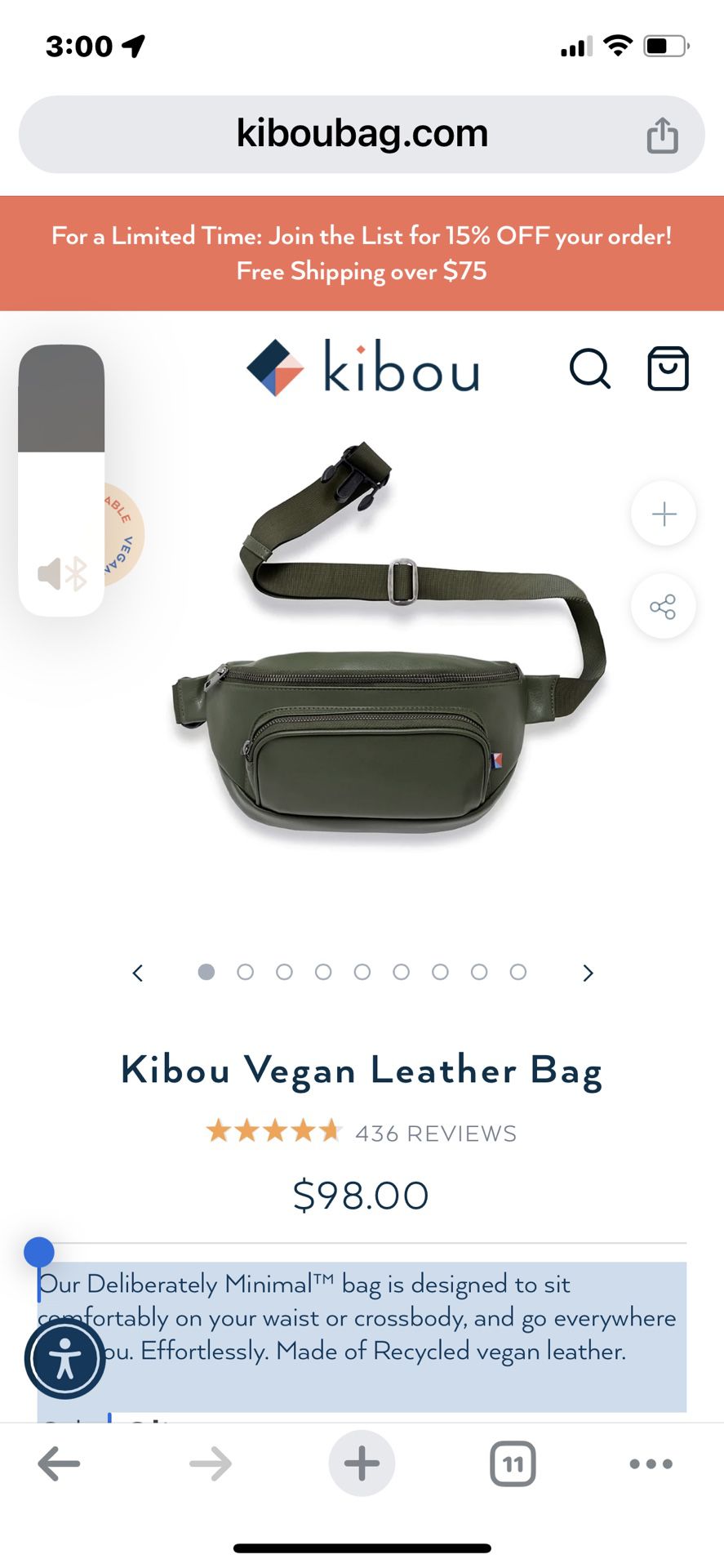 Kibou Vegan Leather Bag