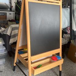 Crate & Barrel Kids Wood Art Easel. 