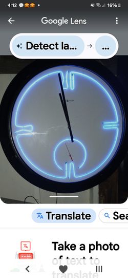 Neon Clock 1200x1200 