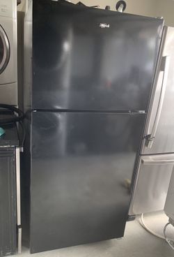 Black refrigerator