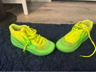 Puma Lamelo Ball Mb.02 Nickelodeon Melo Neon Green Slime 7.5