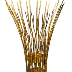 Decorative Metal Bamboo Candle Holder