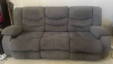 Gray Reclining  Couch !