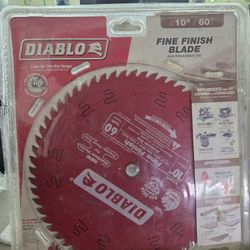 Diablo 10" Fine Finish Saw Blade - 60 Tooth