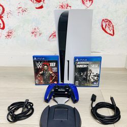 Sony PlayStation 5 - 825GB , Bonus 2 Game  ( Used )