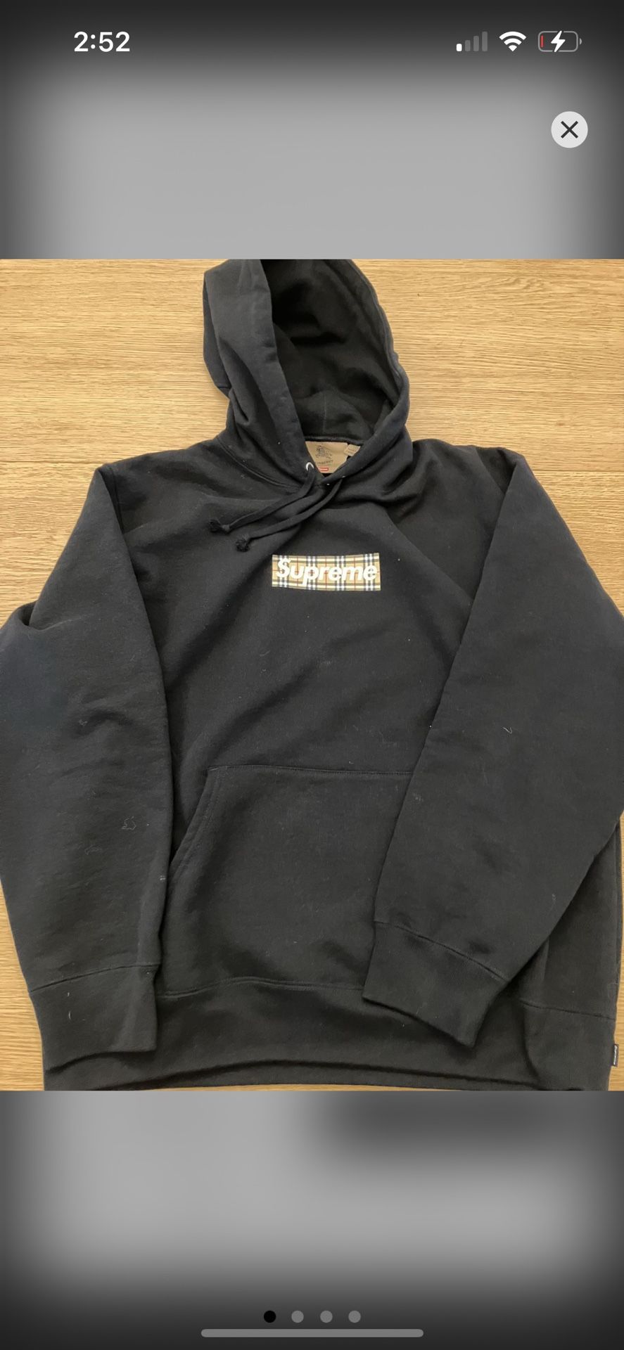 Supreme Balck Burberry 