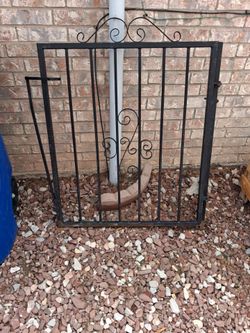 LITTLE SIDE IRON DOOR.