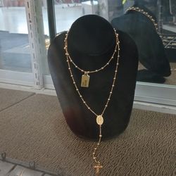 Gold  Chain Rosary