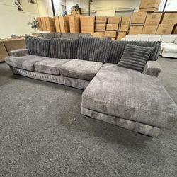 Gray Sectional Couch - Free Delivery