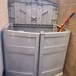 Storage Shed With Lid