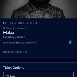 Selling 1 Malaa Ticket Tonight! 