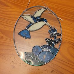 Humminbird Stained Glass