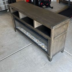 Fireplace Entertainment Console