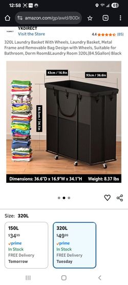 Laundry Basket $35