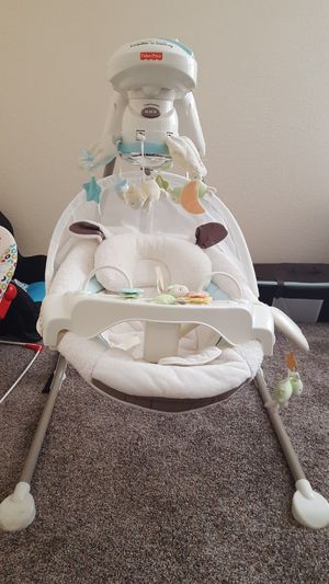 Photo FISHER PRICE MY LITTLE LAMB CRADLE 'N SWING