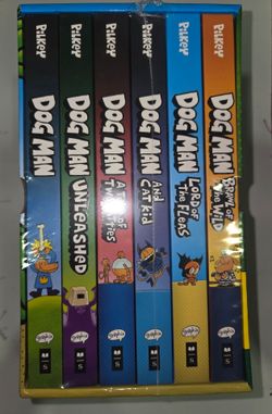DOG MAN Supa Epic Collection (#1-6 Box Set) by Dav Pilkey Hardcover ~ SEALED!