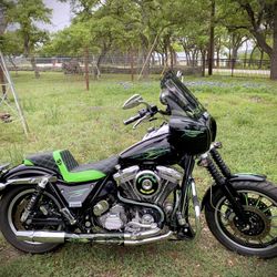 1992 Harley Davidson Custom Motorcycle FXRX SS Custom Built Harley Davidson Motorcycle