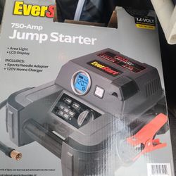Jump Starter With Compressor