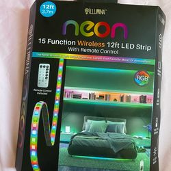 12ft RGB LED Light Strip w/ Remote (Open Box)