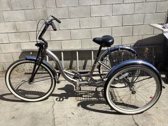 26” Cruiser Tricycle For Adults Excellent Condition Basket Fenders Handlebar Spring Seat News $250 Firm