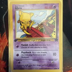 Abra [1st Edition] #49 Pokemon Team Rocket  