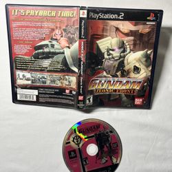 PS2 PLAYSTATION GUNDAM ZEONIC FRONT MINT CIB COMPLETE w/REGISTRATION SONY
