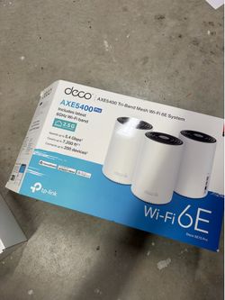 XE75 pro Deco WiFi mesh axe5400  router network
