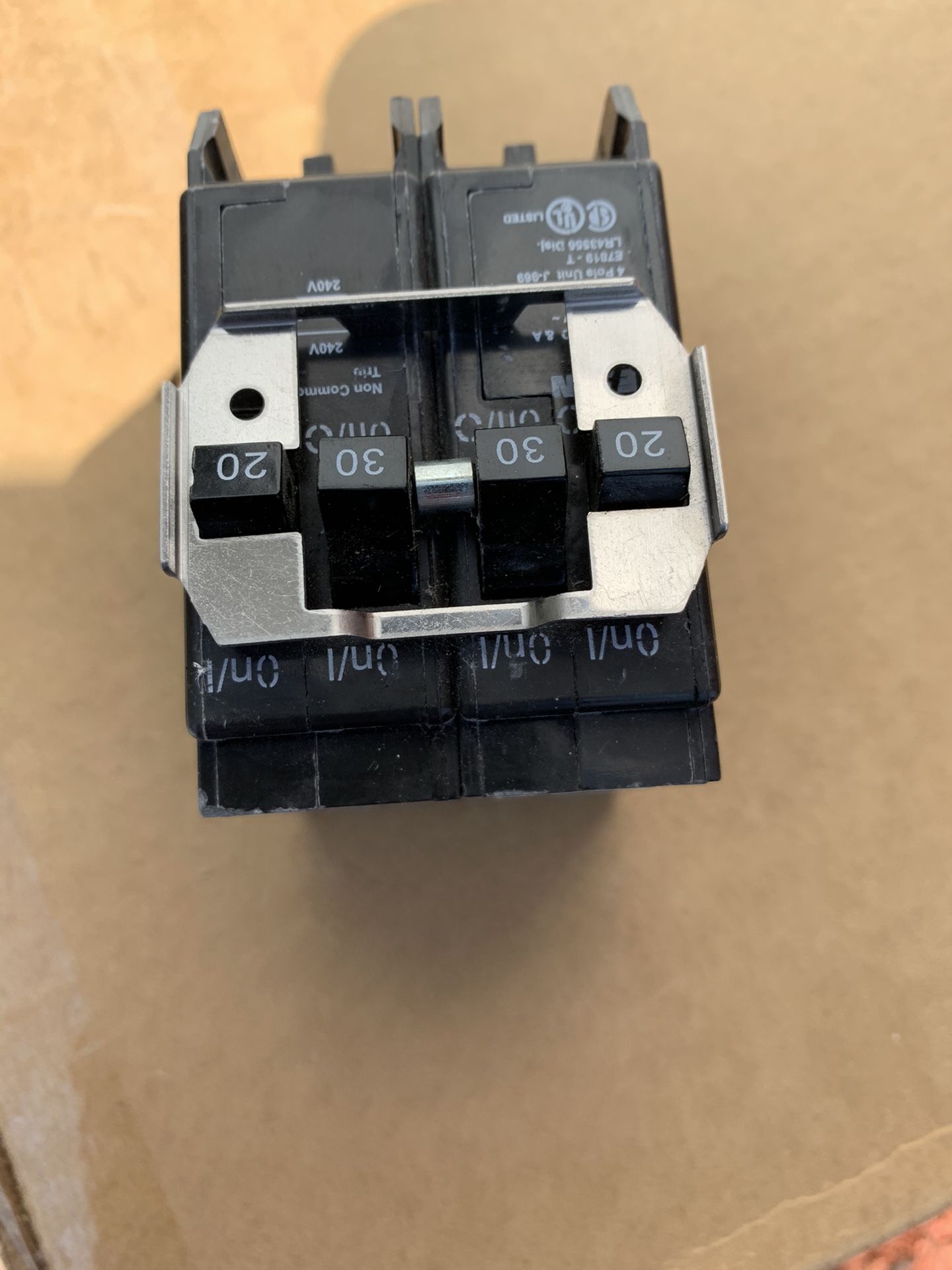 Eaton BQ220230 20A/30A DP Circuit Breaker