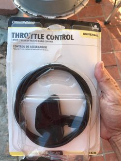 Lawn mower throttle cable control 48” universal