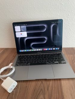 MacBook Air 13 (M1 chip / Latest OS 26 Tahoe) 8GB Memory Good Laptop (100% Battery)