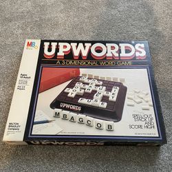 Upwords Vintage Board Game