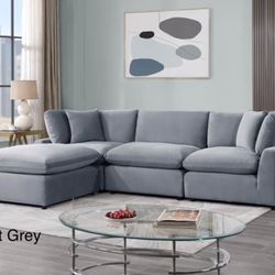 Cloud Sectional 👉Furniture Queen Bedroom, Bunk Beds, Dining Table Sets 