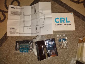 CRL Vienna V1E045CH 135 Degree Glass-to-Glass Hinge Polished Chrome New