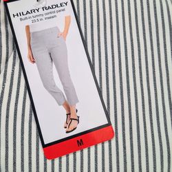NWT Women's Hilary Radley Cropped Pants Size Medium 