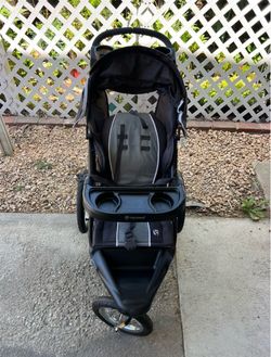 Baby Trend Jogger-Style Stroller – 3 Wheel + Large Canopy $50 OBO