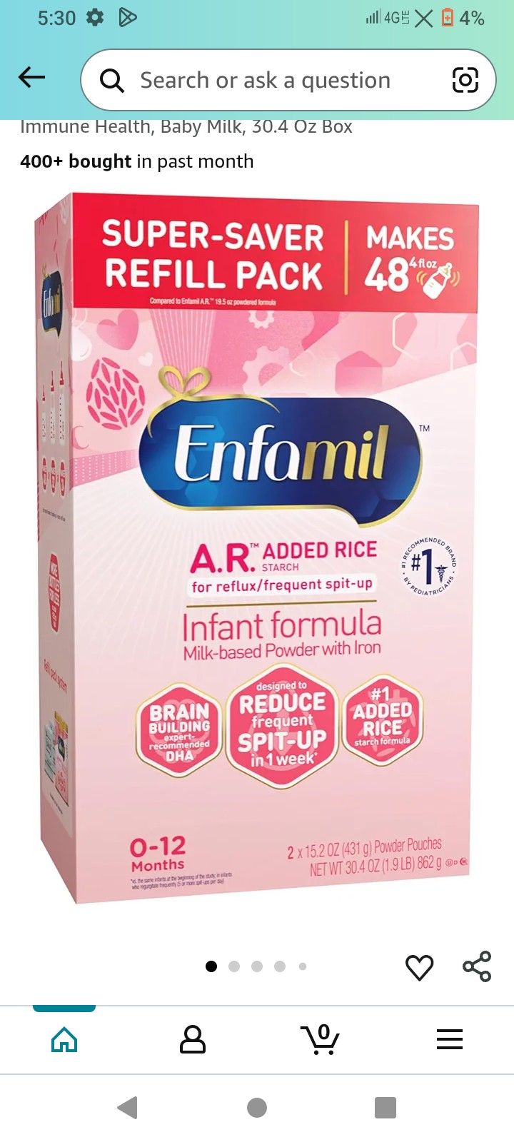 Enfamil Infant Formula w/ Added Rice