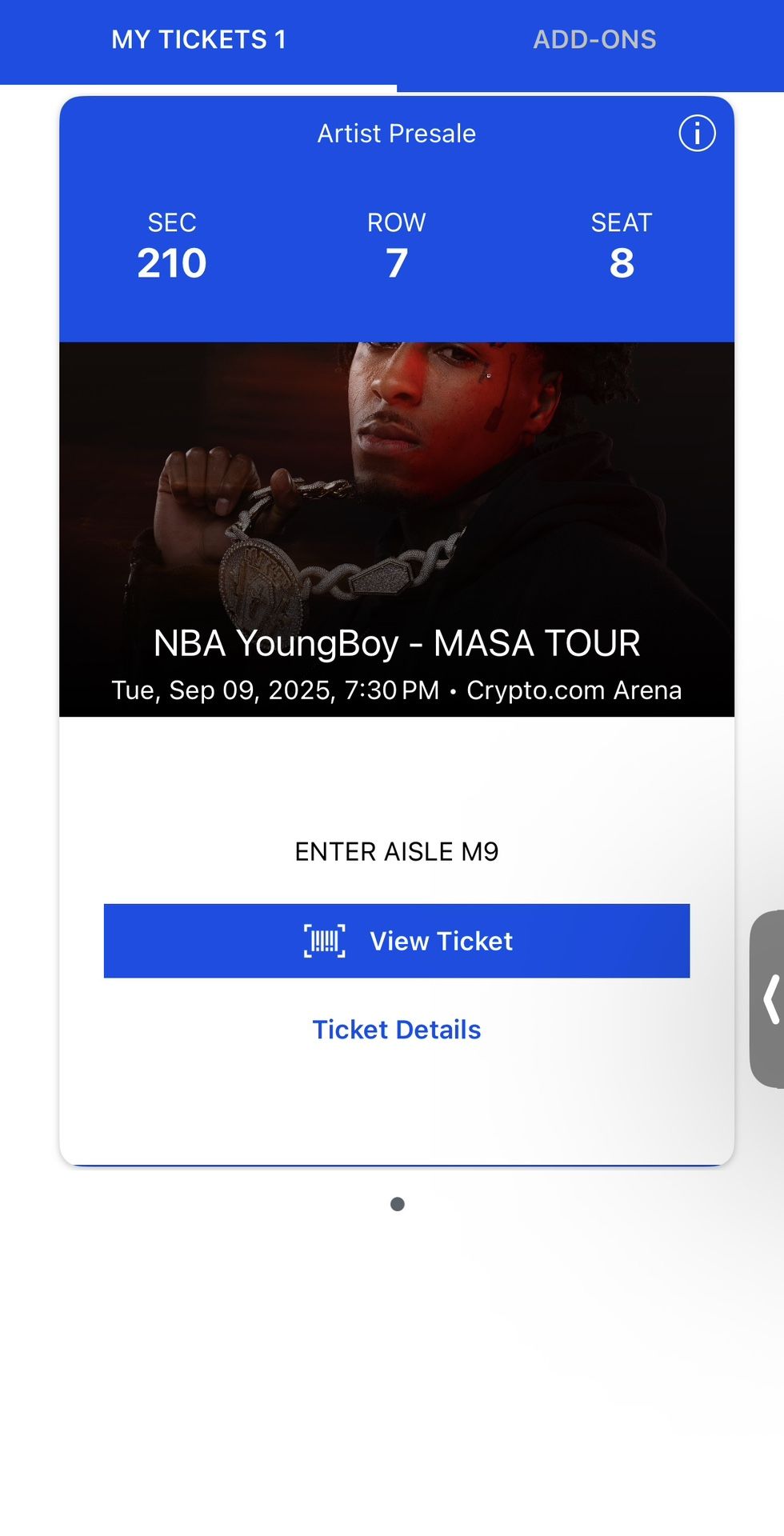 NBA Youngboy Ticket To Los Angeles
