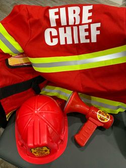 Kids Fire Chief Costume Set