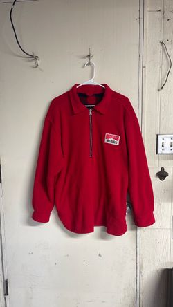 XL Marlboro Unlimited Vintage Red Fleece Quarter-Zip