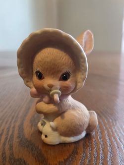 1986 Enesco Baby Tenderfoot Bunny