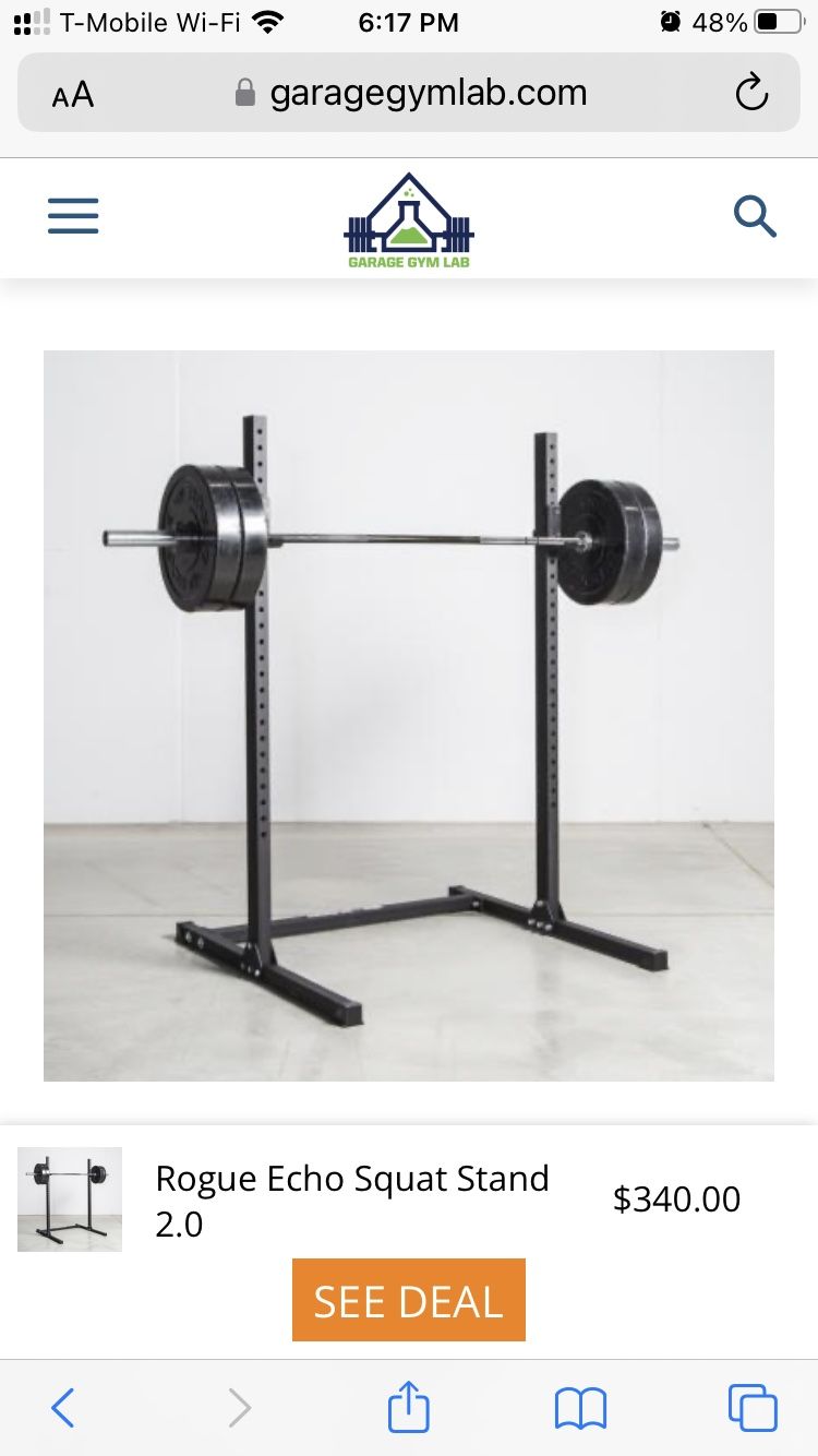 Rogue Fitness ES 1 Echo Squat Stand 2.0 for Sale in Henderson NV OfferUp