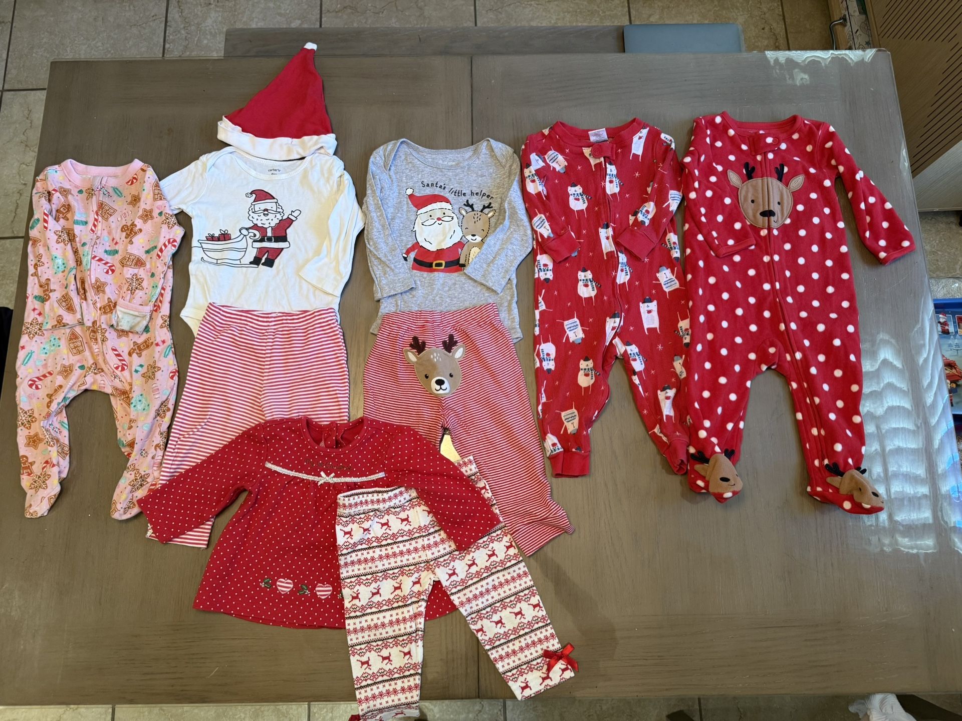 6-Month Baby Girl Christmas Outfits