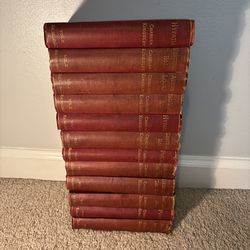 Antique set of books